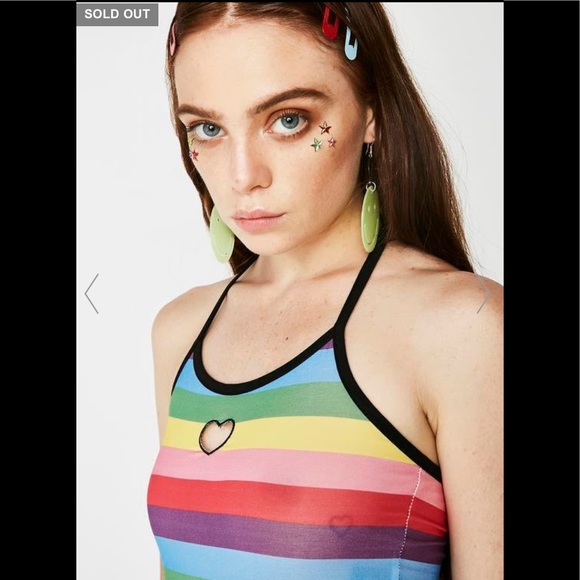 EUC Lazy Oaf Halter sz S. Dolls kill. Worn once. - Picture 6 of 12